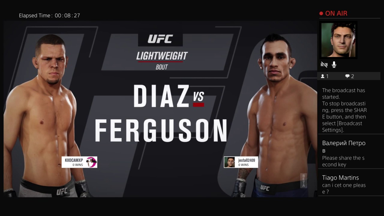 Lets play EA UFC 3! 1 Free beta code for PS4