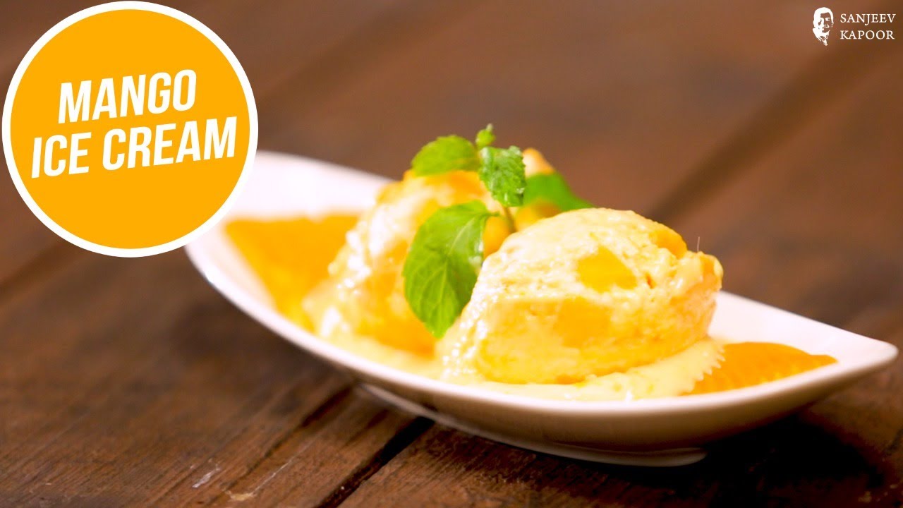 मैंगो आइस क्रीम | Mango Ice Cream | Sanjeev Kapoor Khazana | Sanjeev Kapoor Khazana  | TedhiKheer