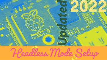 Raspberry pi Headless Mode Installation