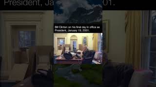 Rare Look at Bill Clinton on His Final Day in Office 🇺🇸 #shorts#usashorts #newsupdate
