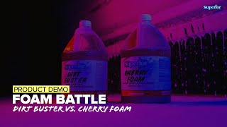 Product Demo: Dirt Buster Carwash Soap vs. Cherry Foam Brush Soap | Superior Products