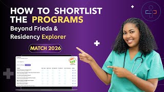 How to Shortlist Residency Programs Beyond FREIDA & Residency Explorer | IMG Guide