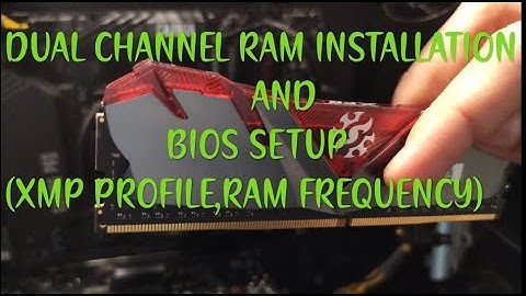 DUAL CHANNEL RAM INSTALLATION AND BIOS SETUP|#MDTVLOGS