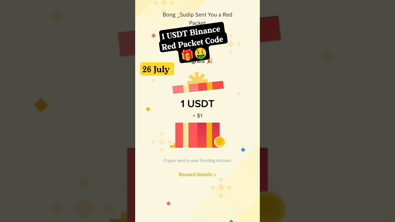 27 July Binance Red Packet Code / Binance Red Packet Code Today 