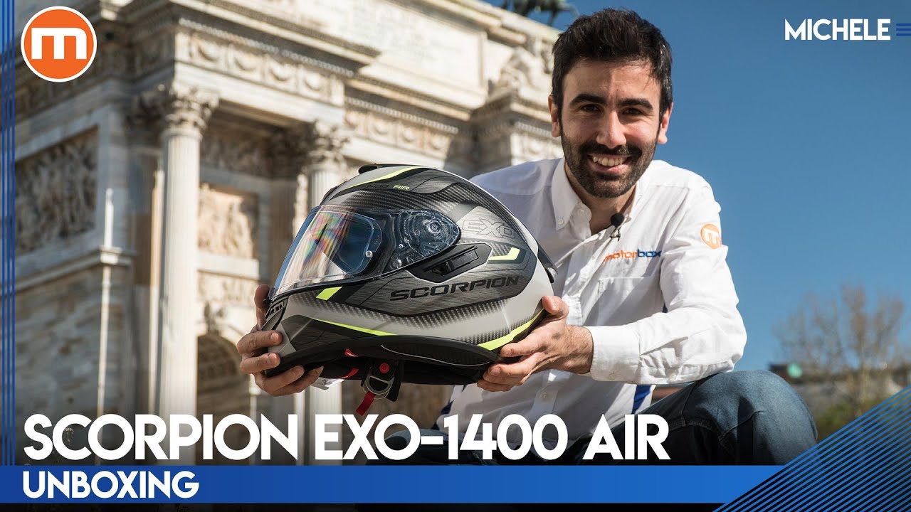 Scorpion EXO-1400 Air | L'UNBOXING del CASCO integrale GT - YouTube