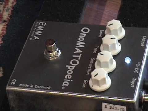 EMMA Electronics Onomatopoeia guitar effects pedal demo Booster Overdrive