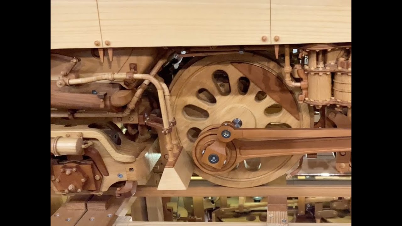 Wooden Steam Locomotive (PWJ231)