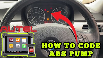 Autel How To Code New ABS Pump BMW E90 5E1F 5E50 5E51 Steering Angle Sensor Calibration