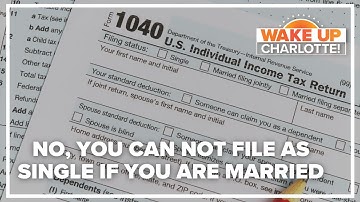 VERIFY | Can married people file their income taxes as single?