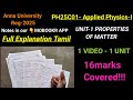 Ph25c01 applied physics 1 |unit -1 full preparation tamil |important questions + notes|how to study?