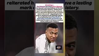 Kylian Mbappé: Apart From Barça Fans, Everyone Knows Real Madrid Is the Greatest #viral #football