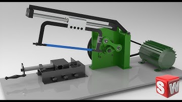 Power hacksaw | Solidworks tutorial