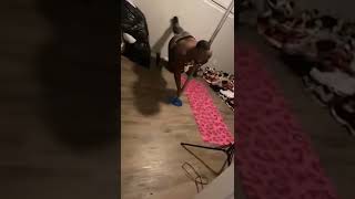 I CAUGHT HIM POLE DANCING!