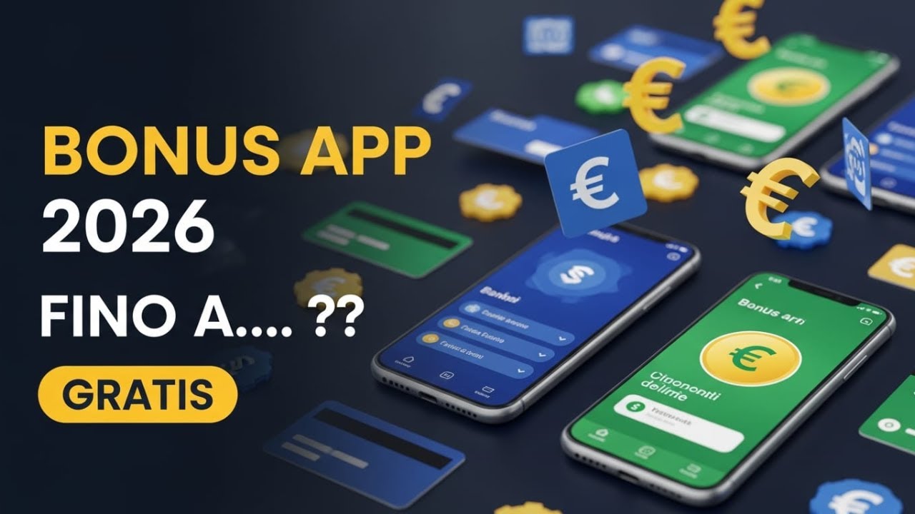 BONUS APP 2026 💸 Fino a XXX€ GRATIS | Tutti i Bonus Attivi (Aggiornati)