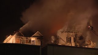 2 dead, dozens displaced by fire in New Bedford apartment buildings