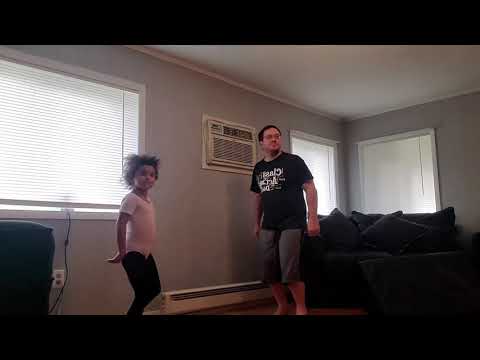Funny quarantine  dad and daughter dance
