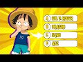 One piece quiz 100 characters