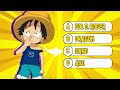ONE PIECE QUIZ рџ Ґ100 CHARACTERS ONE PIECE QUIZ рџ Ґ100 CHARACTERS
