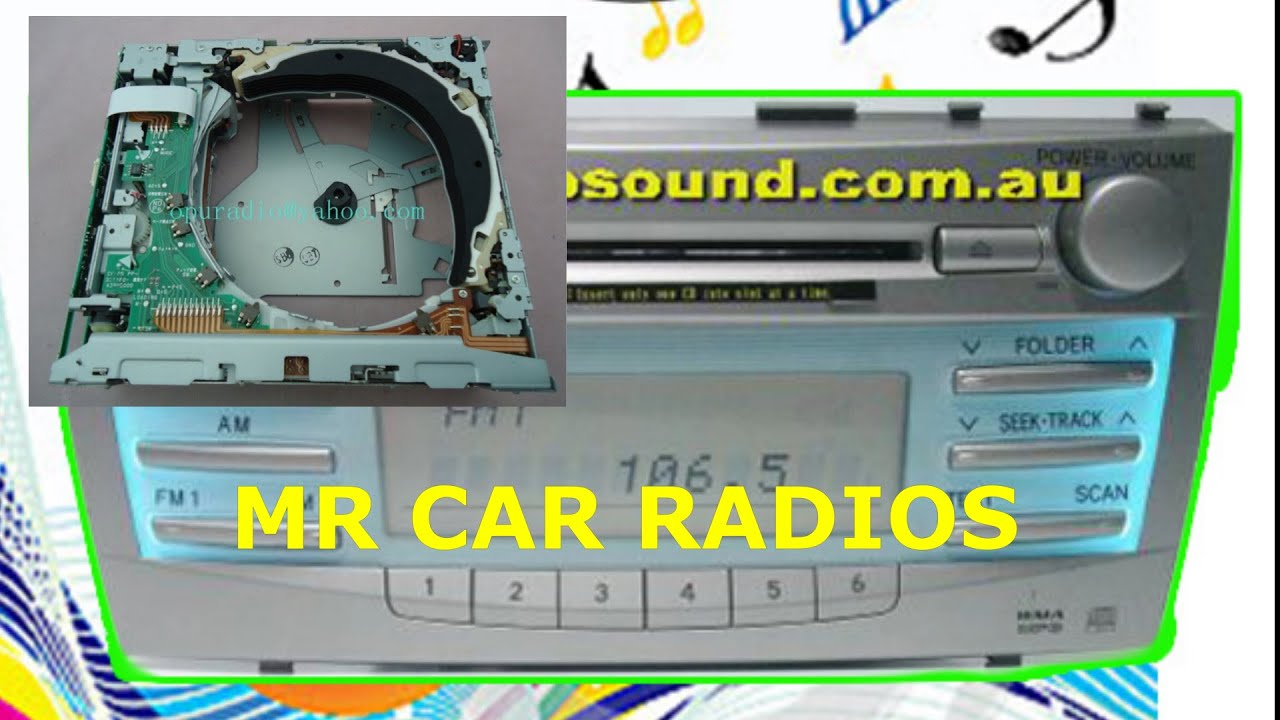 MCR 10 HOW TO FIX AND REPAIR 6 DISC CD PLAYER TOYOTA,MITSUBISHI