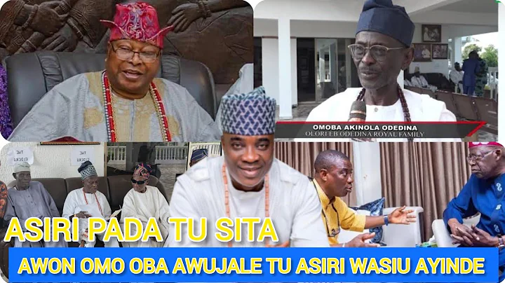 Asiri Pada tu o! Wasiu Ayinde k1 Kin Se Alejo  Ijebu ! Omo Oba Adebayo Tu Asiri Nla Jade