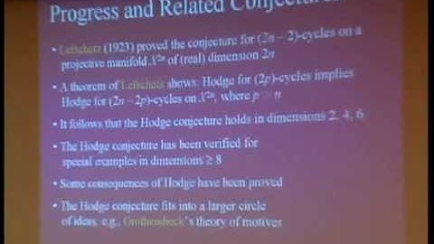 Hodge Conjecture