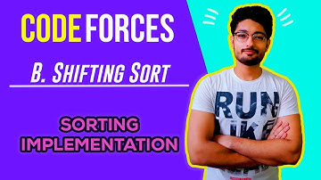 B. Shifting Sort | Codeforces Round #744 (Div. 3) | CODEFORCES | CODE EXPLAINER