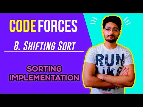B. Shifting Sort | Codeforces Round #744 (Div. 3) | CODEFORCES | CODE EXPLAINER