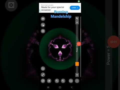Burning mandelship #fractalanimation