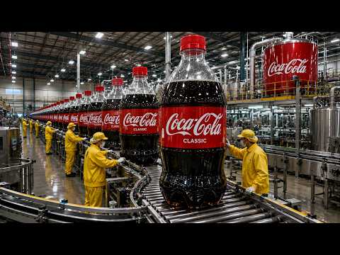 🥤 Inside the Coca-Cola Factory | How Coca-Cola Is Made Step by Step 🏭