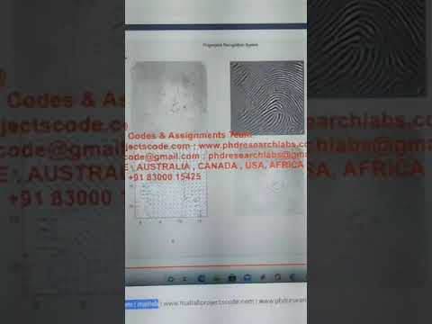 Fingerprint recognition system