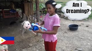 Surprised with dream toys kids overwhelmed with joy in Philippines