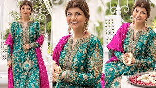 Recreated Farah Talib Aziz Inspired Viral Dress | Designer Collection for Eid 2024