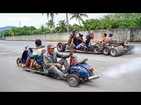 Riding the Craziest Vespa Scooters of Indonesia