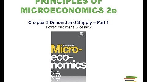 BSE 2212 Microeconomics Lecture Week 3, Part 1