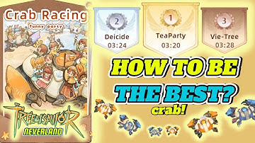 Tree of Savior: Neverland CRAB RACE ULTIMATE GUIDE | Free-to-play Gameplay!