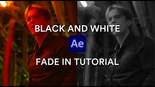 black and white fade tutorial on after effects