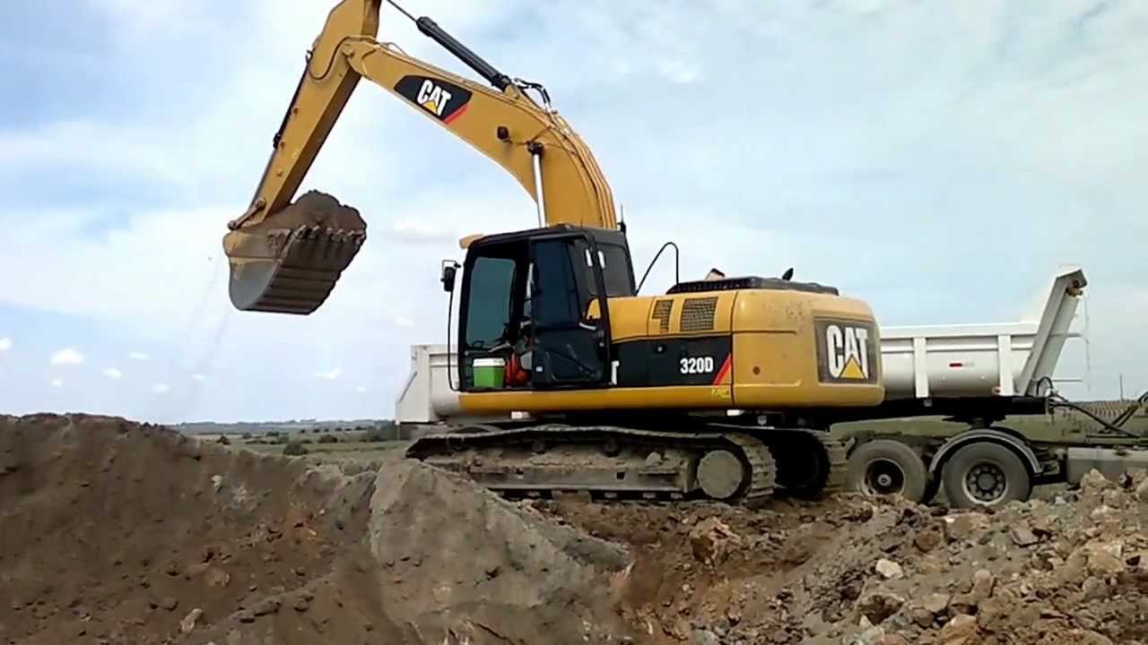 excavadora-caterpillar-320d-youtube