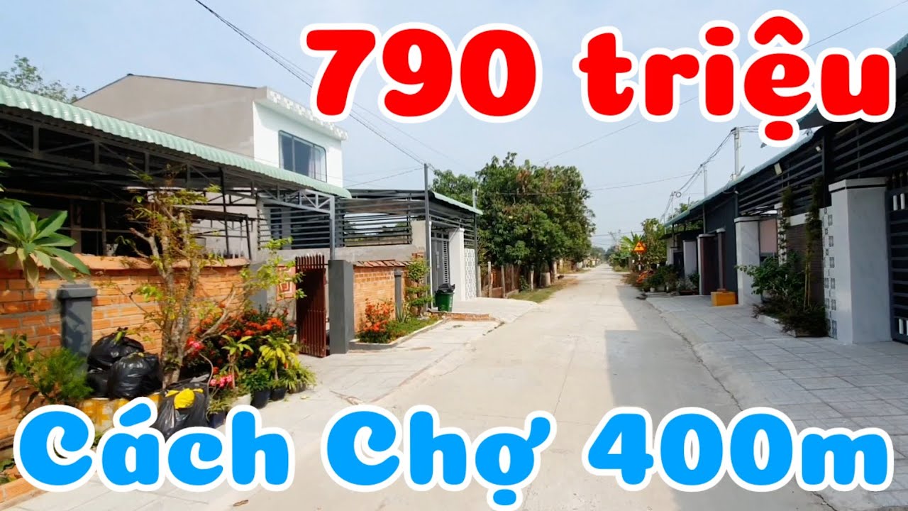Bán đất cách Chợ Thanh Điền 400m giá 790 triệu đường bê tông 10m ở Tây Ninh sổ hồng riêng chính chủ