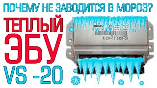 Причина почему машина не заводится в мороз - замерзший блок управления двигателем (ЭБУ)