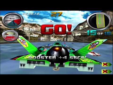 Hydro Thunder Gameplay (PS2) - All Playable Tracks