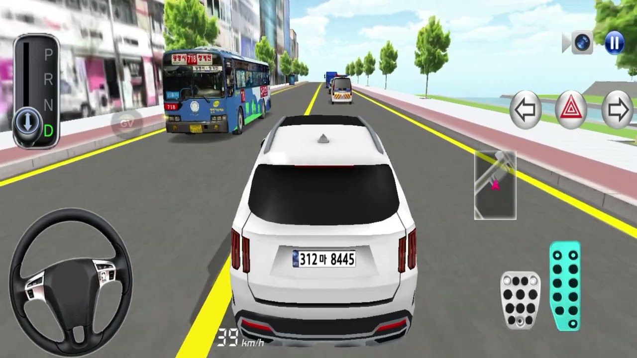New Palisade SUV Car In Highway Rest Area - 3D Driving Class Android Gameplay - 3D Car Games 2025