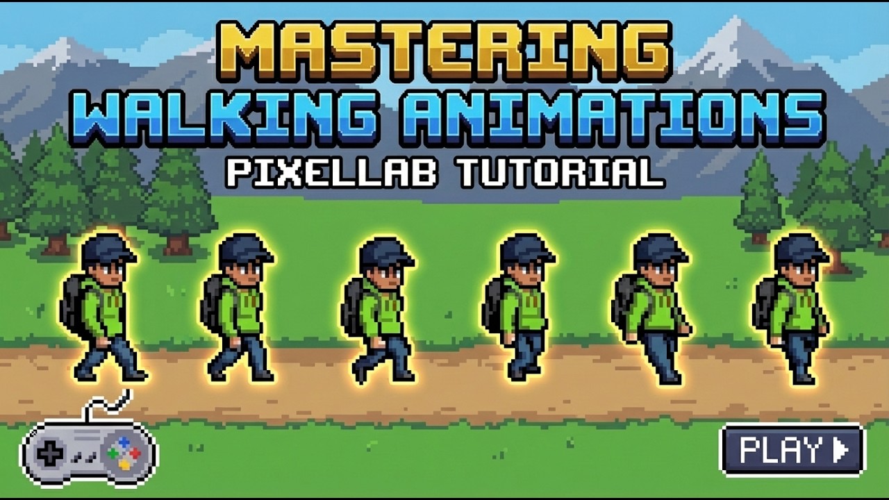 How to Make Walking Animations for Pixel Art Characters in PixelLab ...