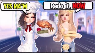 Cooking For People In Dress To Impress Roblox