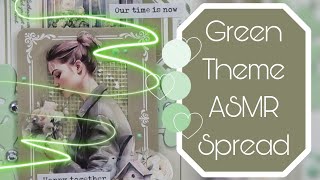 Green Theme ASMR Spread 💚🌸