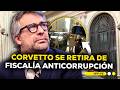 Piero Corvetto se retiró de la sede de la Fiscalía Anticorrupción #RPPDESPACHO
