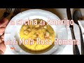 Mela Rosa Romana alla prova in cucina... e che cucina! Amerigo le ha dedicato una serata in menù