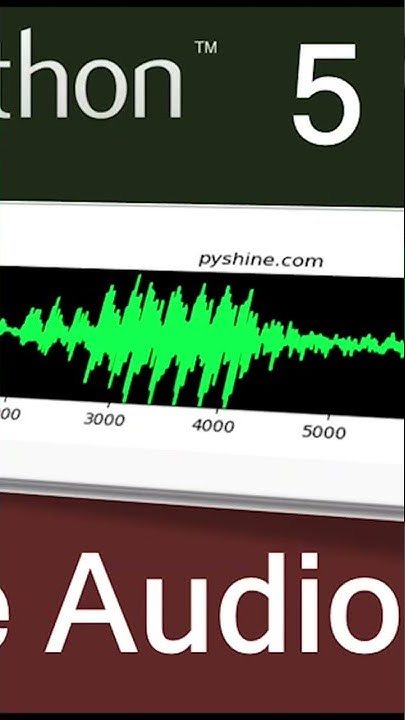 Live audio plot in Python - YouTube