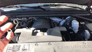 Chevrolet Tahoe – Add engine oil location