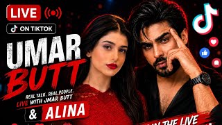 umar butt and alina amir live on tik tok
