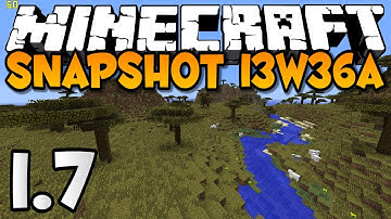 Minecraft 1.7 Snapshot 13w36a: BIOMES, FISHING, MENU SCREENS, FLOWERS!